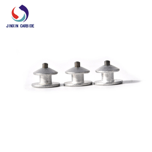 JX12-9.5-2 tachuelas de aluminio pico de hielo con núcleo de carburo redondo